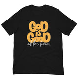 God Is Good All The Time Tee Shirt In Black