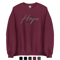 Hope Unisex Sweatshirt In Dark Colors