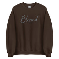 Blessed Unisex Sweatshirt In Dark Colors