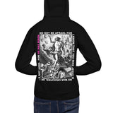 Man Wearing A Black Faith Can Move Mountains Hoodie