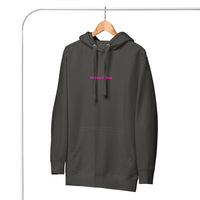 Front View Of A Faith Can Move Mountains Hoodie On Hanger